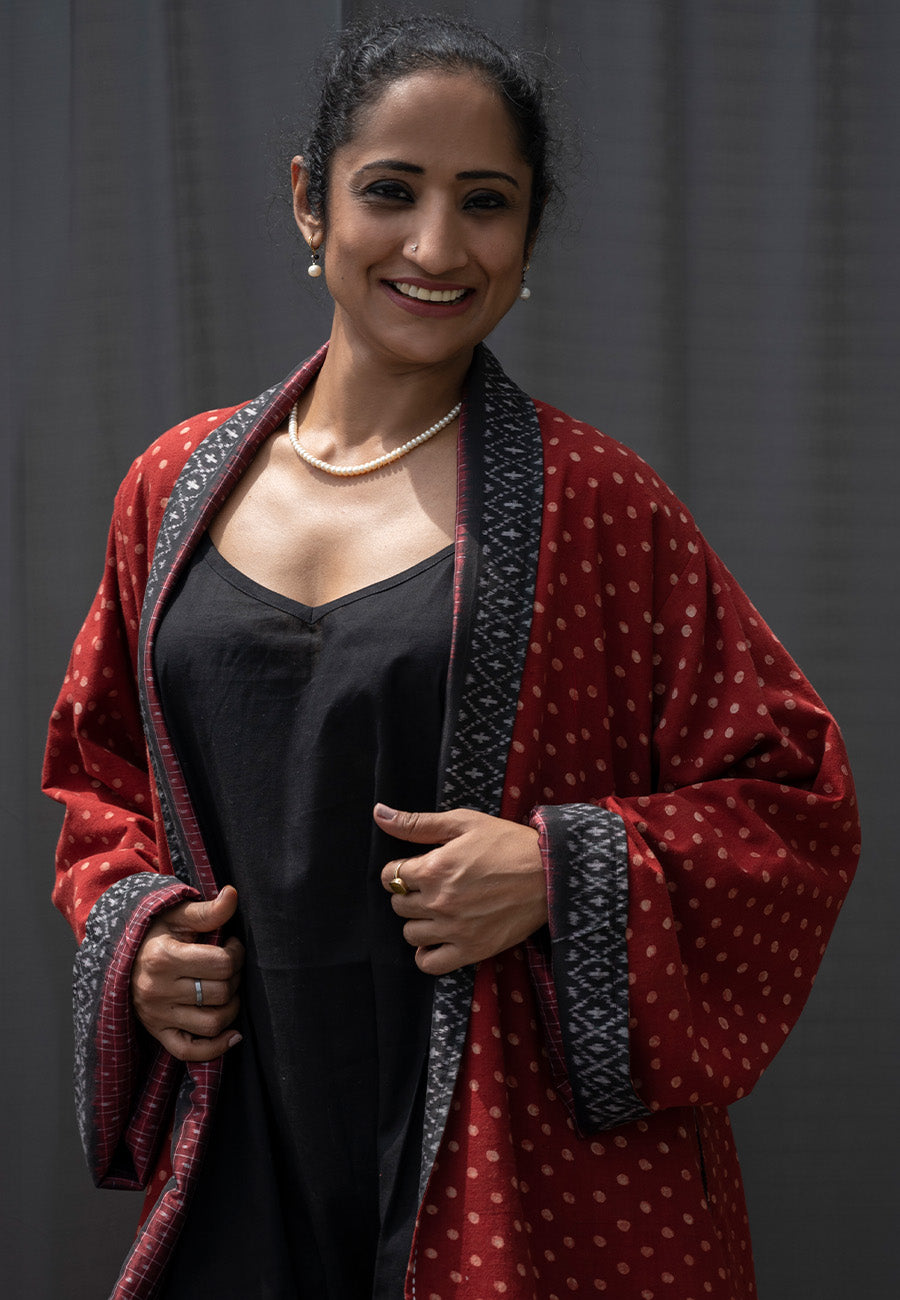 Ajrakh Kimono Jacket